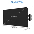55 Inch Outdoor Tv Cover Fitted Waterproof Weatherproof Television Protector