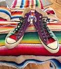 Rare 1982 Usa Converse Allstar Chucks Hightops-multiclr-w10 m8 Vintage Very Good