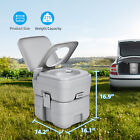 20l Dual Flush Portable Toilet Caravan Commode Porta-potty Indoor Camping Travel