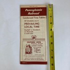 Vintage 1959 Pennsylvania Railroad Condensed Time Tables 4 26 1959 Railway Train