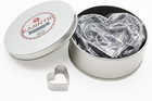 Heart-shaped Cookie Cutter Set - 3 Premium Stainless Steel Pieces
