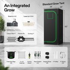 Vivosun 2 3x2 3ft A22 Starter 1680d Grow Tent Kit 150w Led   4  Inlien Fan Kit