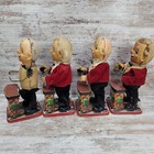 Project Lot Of 4 Tin Doll Bartender Antique Collection Item Vintage 