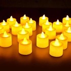 12-1pcs Colorful Led Candles Battery Operated Flameless Tealight Fake Candles La