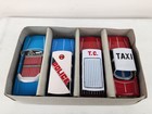 Vintage Friction Set Of 4 Emergency   Taxi Cars Mf-946 China Tin Rare Collection