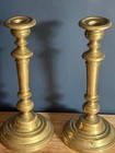 Pair Of 19th Century French Brass Candlesticks