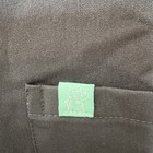 Garde Malade Scrub Set  Size Large Gray And Teal V Neck Jogger Bottoms Euc