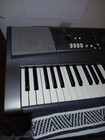 Vintage Yamaha Portatone 61 Key Electronic Keyboard With Manual   Music Holder
