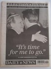 Hail To The Chief Bush Wins Election New York Daily News Newspaper 12 14 2000