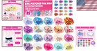 80 Pcs Adhesive Eye Patches For Kids Girls Designs Cotton Adhesive Bandages For 