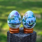 Vintage Princeton Gallery Unicorn Egg Set 1993 Handcrafted W  Stands Faberge Egg