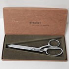 Vintage Gingher Knife Edge Scissors G-8 Chrime Shears With Box