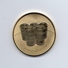 All In Poker Chip   Gold Clad Card Protector Bounty Chip Etc 