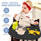 High Chair Tray Compatible With Stokke Trip Trap Chair Ergonomic Curved Design