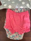 Carter s 3 Pc Baby Girl Floral 1 Piece  Kitty T-shirt   Pink Shorts Set 3m - 24m