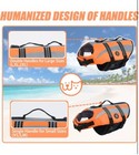 Emust Dog Life Vests  Adjustable Dog Life Jacktets For Boat  High Visibility Xl