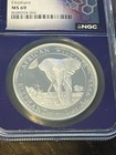 2025 Somalia Elephant 1 Oz Silver Ngc Ms69 African Wildlife Series