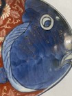 Antique Japanese Imari Meiji Fish Form Plate 9 5    19th Century Porcelain 