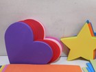 Large Lot Of Foam Sheets Hearts Stars Letters Shapes Flowers Frames Stickers