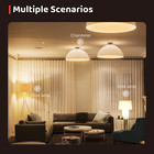 6 Pack Led Light Bulb 900lm 60w Equivalent Home Office Lamp 3000k 5000k 9w A15
