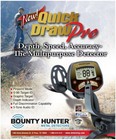 New Bounty Hunter Proqd Quick Draw Pro Metal Detector