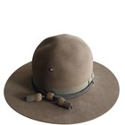 Antique Wwi Us Army Officers Campaign Hat Stetson  b pasquale San Francisco 