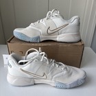 Nikecourt Lite 4 Premium Leather Men s 10 5 Phantom denim Turquoise Fv3982-100