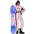 Women s Ski Suit One Piece Jumpsuits Snowsuits Waterproof Snowboard Suit Wint   