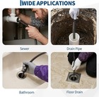 Electric Drain Cleaner Machine 75ft X 1 2  Auto Feed 4 Cutter Sewer Snake Auger