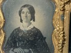Antique Victorian Ambrotype Photos Cased Images Older Women 1860s