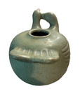 Vintage Asian Ceramic Ducks Small Vase Or Water Dripper