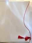 The Phantom Of The Opera Theater Souvenir Program Booklet White Cover Red Tassel