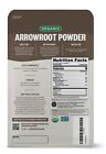 Fgo Organic Arrowroot Powder  16oz  1 Pound   Usda Organic  Non-gmo Natural T   