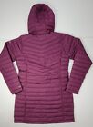 Columbia Slope Edge Mid Length Jacket Coat Women   s Size Small Burgundy New 