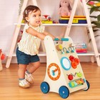 B  Toys Wooden Activity Walker - Little Learning Steps