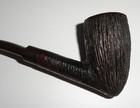 Estate Smoking Pipe   Gentleman   Rusticated Pickaxe   Rustic Grain Briar Italy