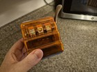 Vintage  Zeno  Mini Slot Machines  Trade Stimulators  One Working One Broken 