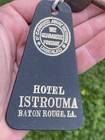 Antique Vintage Hotel Istrouma Baton Rouge Louisiana 511 Skeleton Room Key   Fob