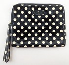 Kate Spade New York Carlisle Street Organizer Agenda Zip Around Polka Dot Black