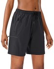 Women s 5    7   9   Hiking Cargo Shorts Quick Dry Large 7 Inch Black