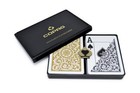 Copag 1546 Jumbo Index Black gold Poker Size 2 Deck Setup