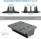 2 Slot Vertical Stand Mount Holder For  Macbook laptop chromebook tablet ipad-gr