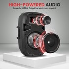 Pyle Active   Passive Pa Speaker System Kit - Dual Loudspeaker  10   Subwoofers