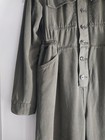 A n a Woman Xs Twill Cargo Jumpsuit Pants Jeans Denim Army Green Long Sleeve New