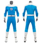 The Fantastic Four Thing Cosplay Outfit Ben Grimm Blue Costume With Mask Gloves