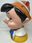 1971 Vintage Play Pal Plastics Inc Walt Disney Pinocchio Head Bank 9 5-inch