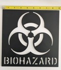  biohazard  Logo Reusable Stencil Set - 4 Sizes - 1 5   3   6  And 9 