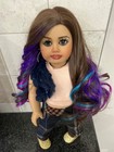 Custom Doll Wig American Girl  10-11 Head Size Made To Fit 18      american No Doll