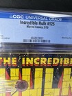 Marvel Incredible Hulk  125 Cgc 6 Ow To White Pages Absorbing Man Appearance