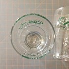 Carlsberg Beer Glass Vintage Pint Embossed Logo In Raised Green Letters 7    Tall
